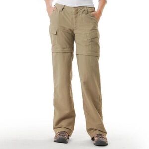 The North Face Paramount Peak Convertible Pants Women's Sz 8‎ Tan Hiking Outdoor